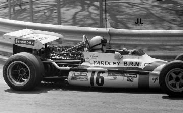 Howden Ganley (BRM P153). Gran Premio de España, Montjuïc 1971 (Foto: José Luis Cortijos)